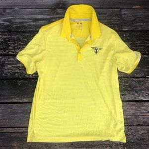 Adidas Climachill DriFit Striped Golf Polo Shirt